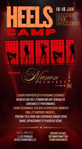 Intensiv Heels au Domaine Naumad à Champignelles à 150km de Paris {{brizy_dc_image_alt imageSrc=